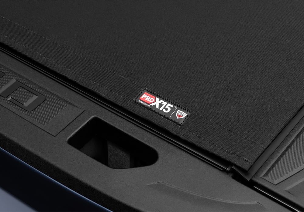 RealTruck TruXedo Pro X15 Soft Roll Up Truck Bed Tonneau Cover | 1473301 | Compatible with 2020-2021 Chevy/GMC Silverado/Sierra 2500/3500HD 6' 10" Bed (82.2")