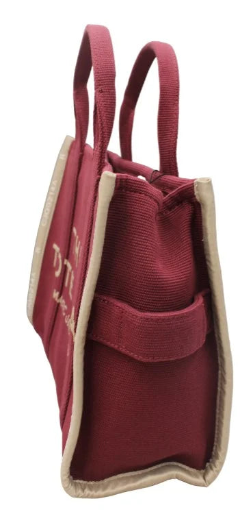 Marc Jacobs Women's The Leather Small Tote, One Size M0017025-610 (Merlot, Red) - Exclusive Design