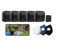 Stylish Blink_Outdoor Wireless Camera System Kit with Clevair 3-Mask Purifying Fan Set (5 Camera Set)