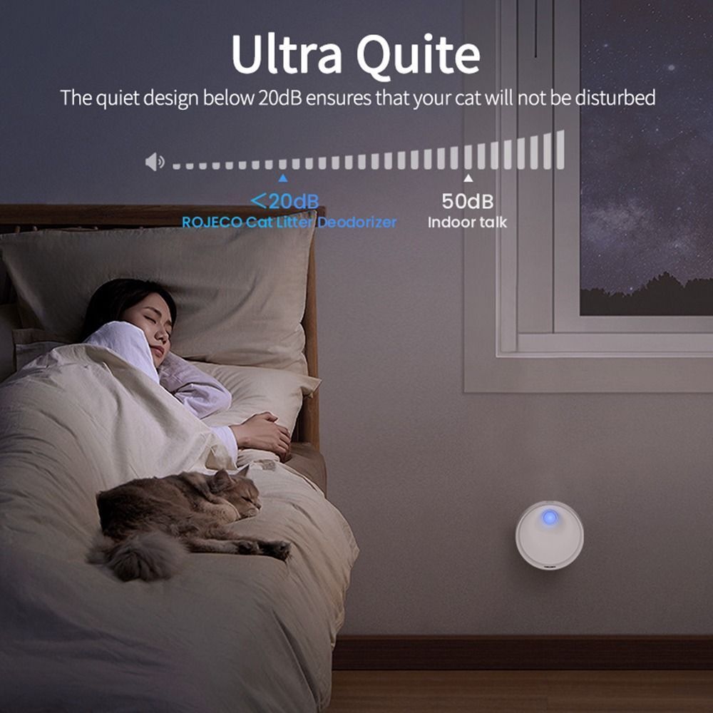 Pets Deodorization Rechargeable Deodorizer Air Cleaner Smart Cat Odor Purifier
