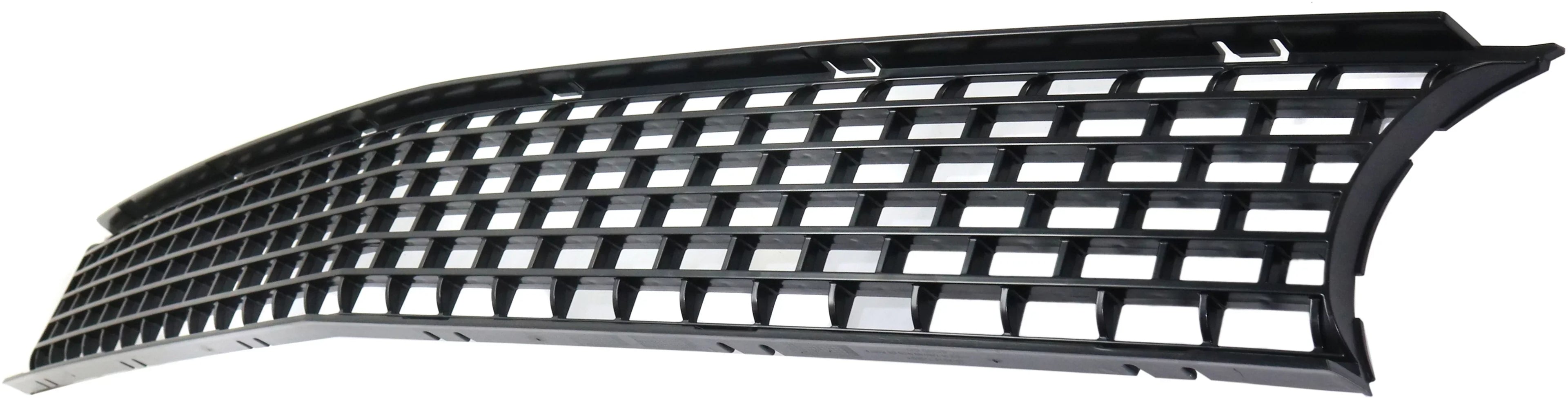 Stylish Grille Assembly Compatible with DODGE CHALLENGER 2015-2017 Textured Black SRT Hellcat Model
