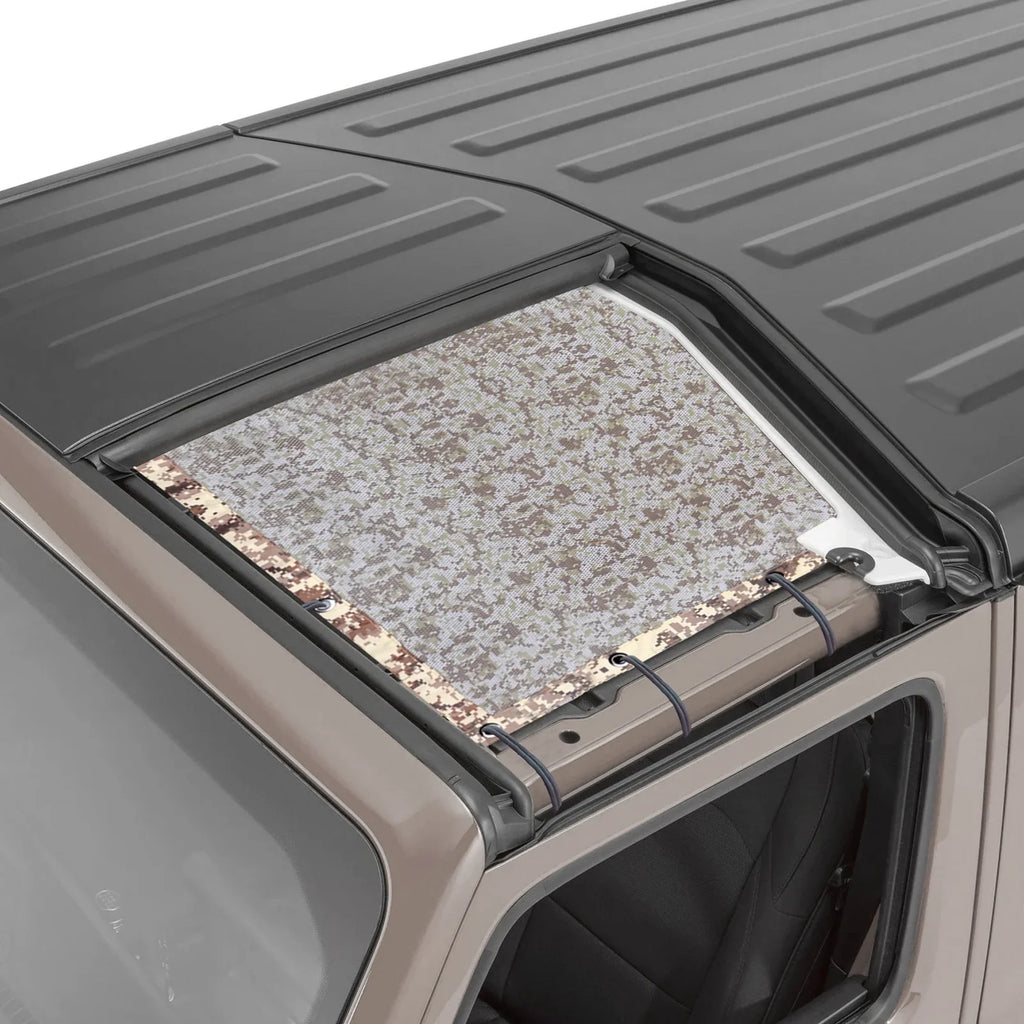 Stylish Wrangler Rear Seat Cover Cargo Net with Storage Pouch Bags Trunk Cargo Tool Organizers Backseat Soft-Shell Pet Barrier for JK JL